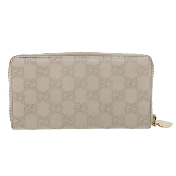 GUCCI GG Canvas ssima Long Wallet White 245914 Auth am4402 - Picture 2 of 16